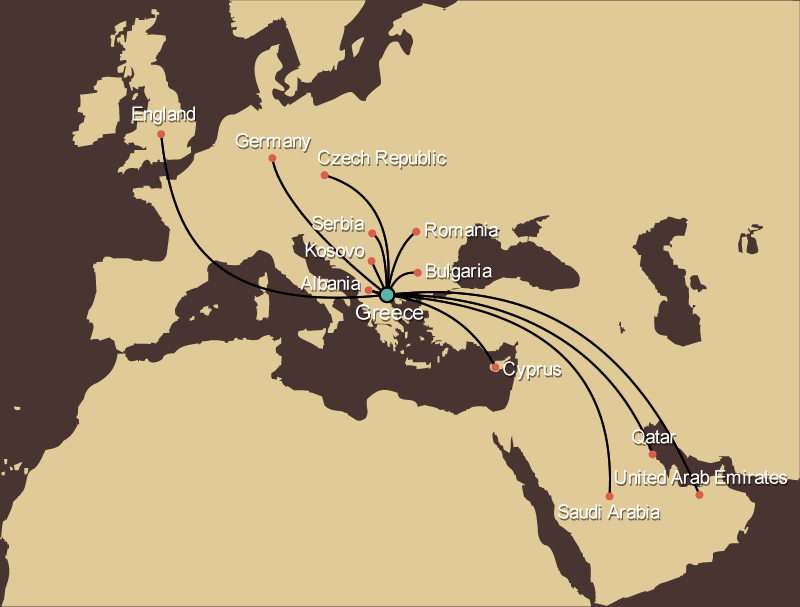 exports Exports Map